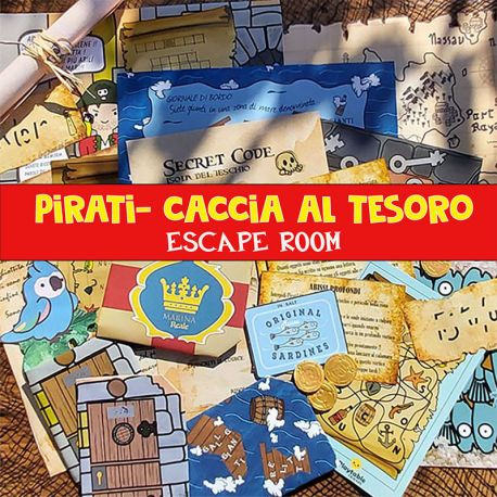 Pirati Gioco Avventura - Escape Room - Caccia al Tesoro