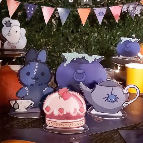 Set personaggi Tea party Halloween