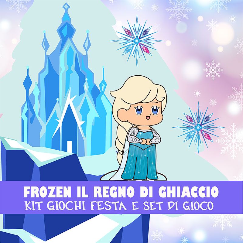 Kit Giochi per Festa Frozen Il castello di ghiaccio