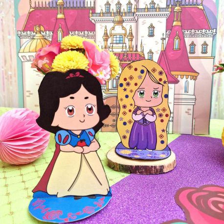Set creativo: crea le Principesse - Biancaneve e Rapunzel