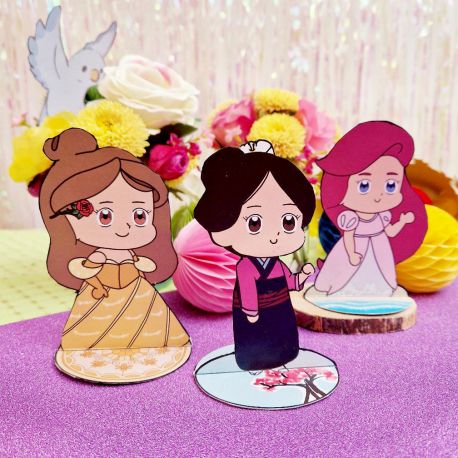 Set creativo: crea le Principesse - Ariel, Belle, Mulan